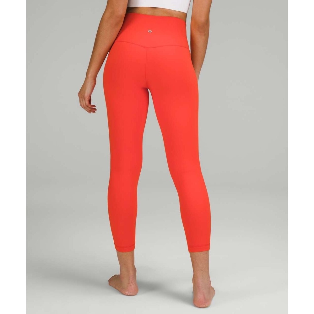 Lululemon Align Leggings Womens Size 4 High Rise Pant 25" Solar Orange W5CTCS - Picture 7 of 10